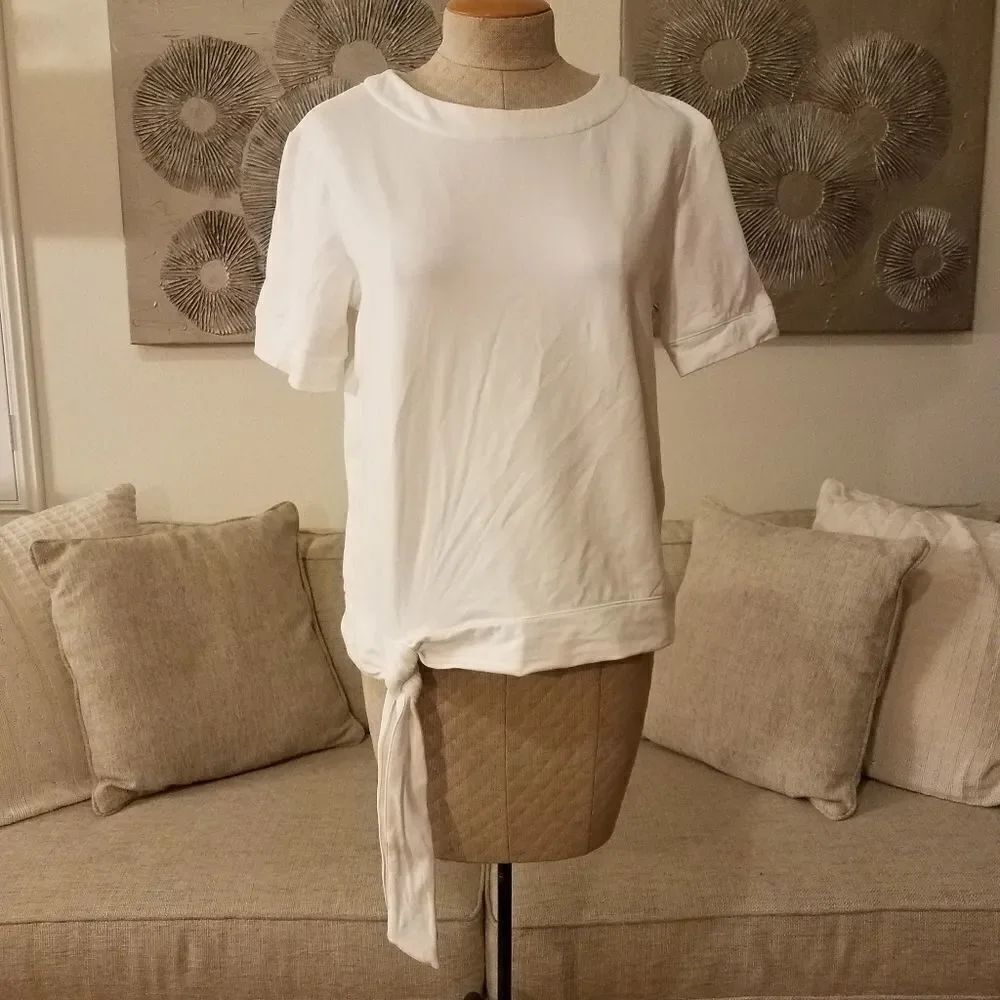 Halogen Side Tie Knit Top sz Large - Picture 3 of 8